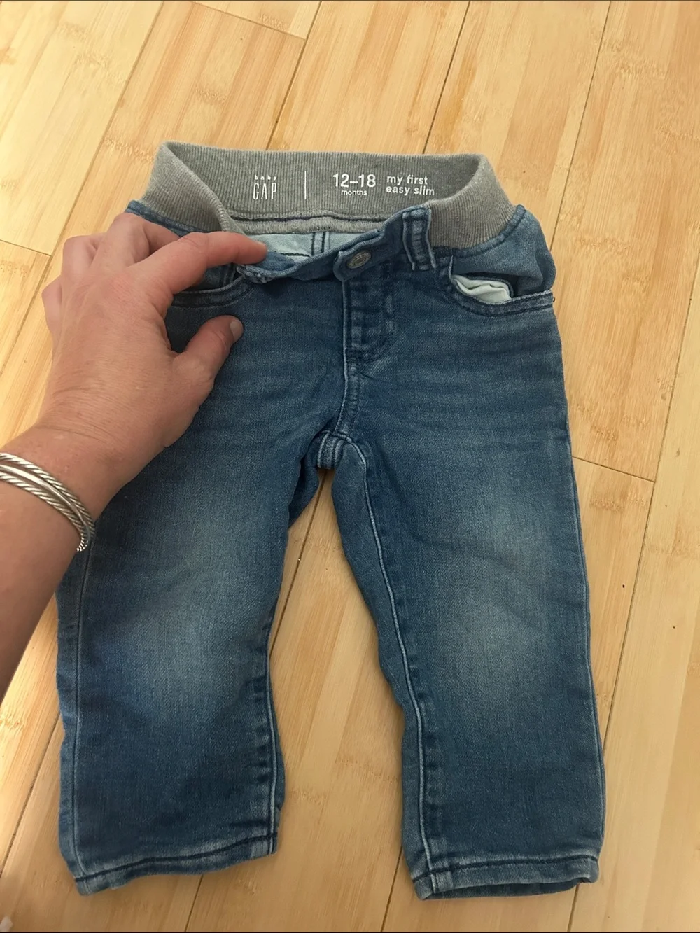 GAP Toddler Slim Denim Jeans in Blue Wash